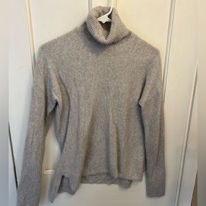Grey Cashmere Turtleneck